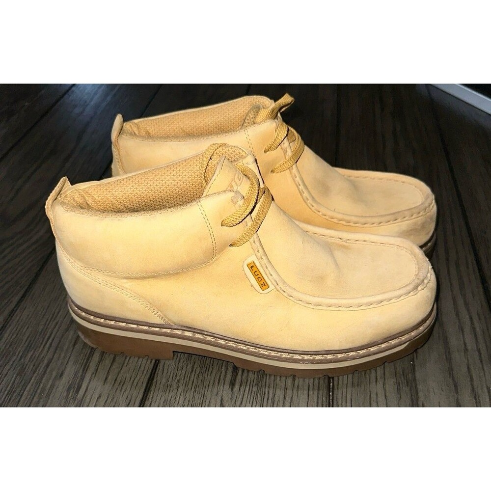 Lugz Strutt Tan Leather Chukka Boots Size 11